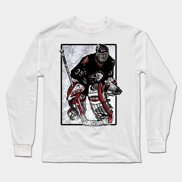 Tending goal Long Sleeve T-Shirt by Nate Gandt